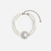 Pearl crystal choker