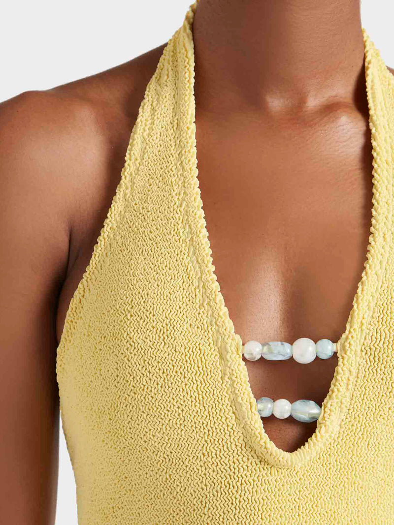 Adriana beaded swim - butter