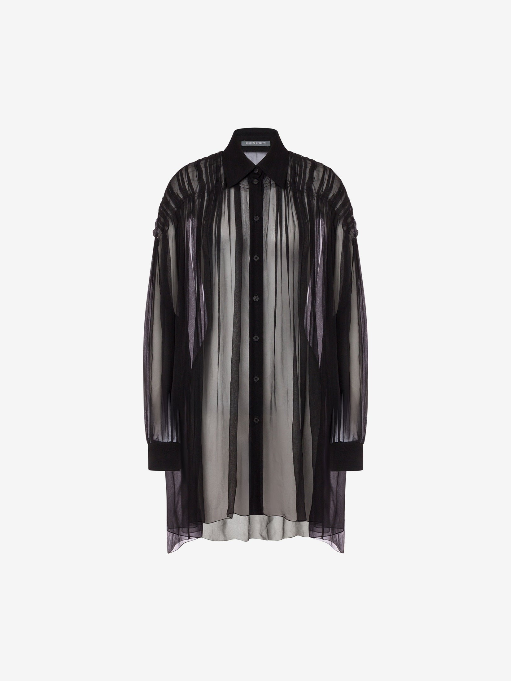 Organised chiffon shirt