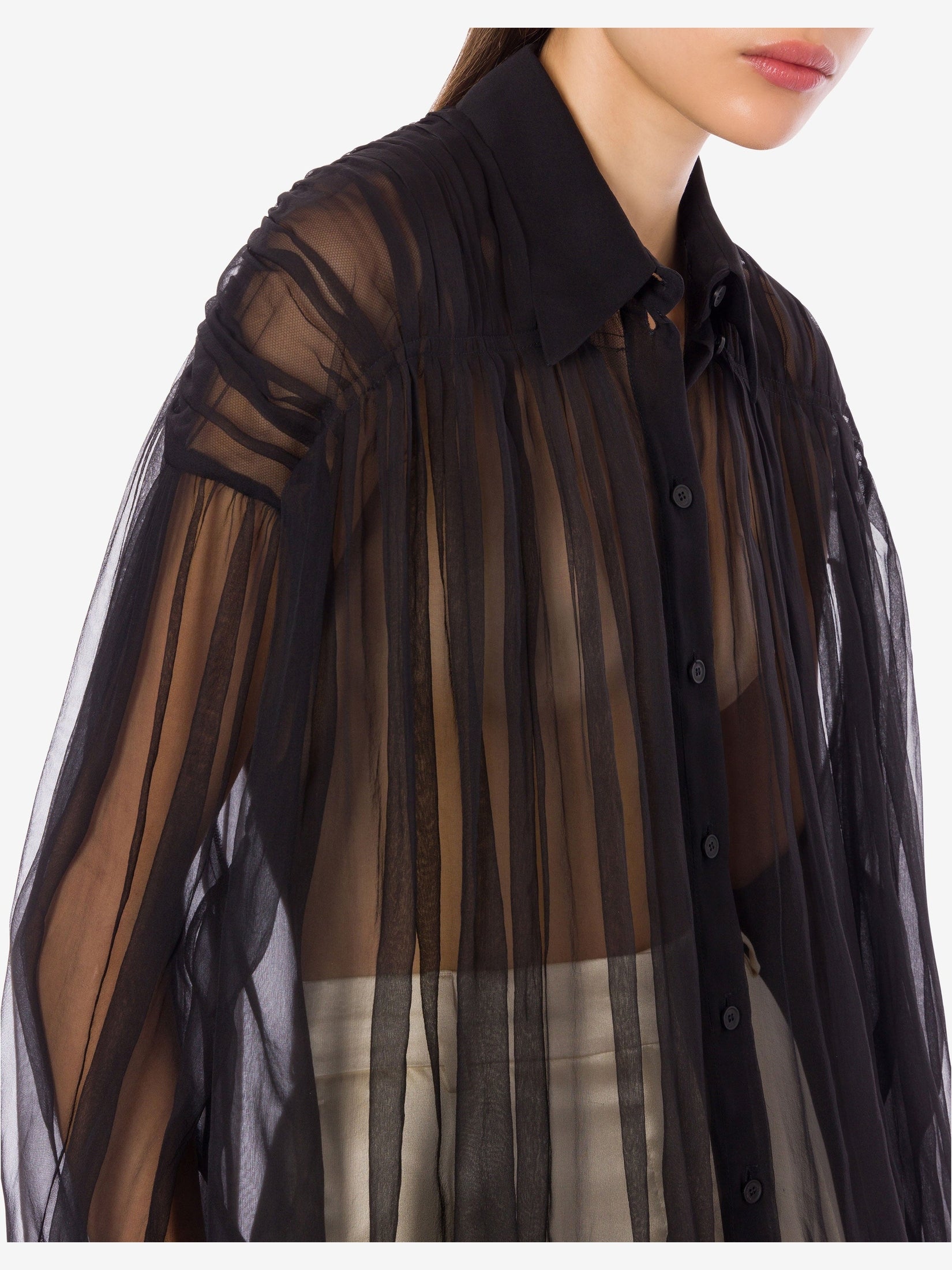 Organised chiffon shirt