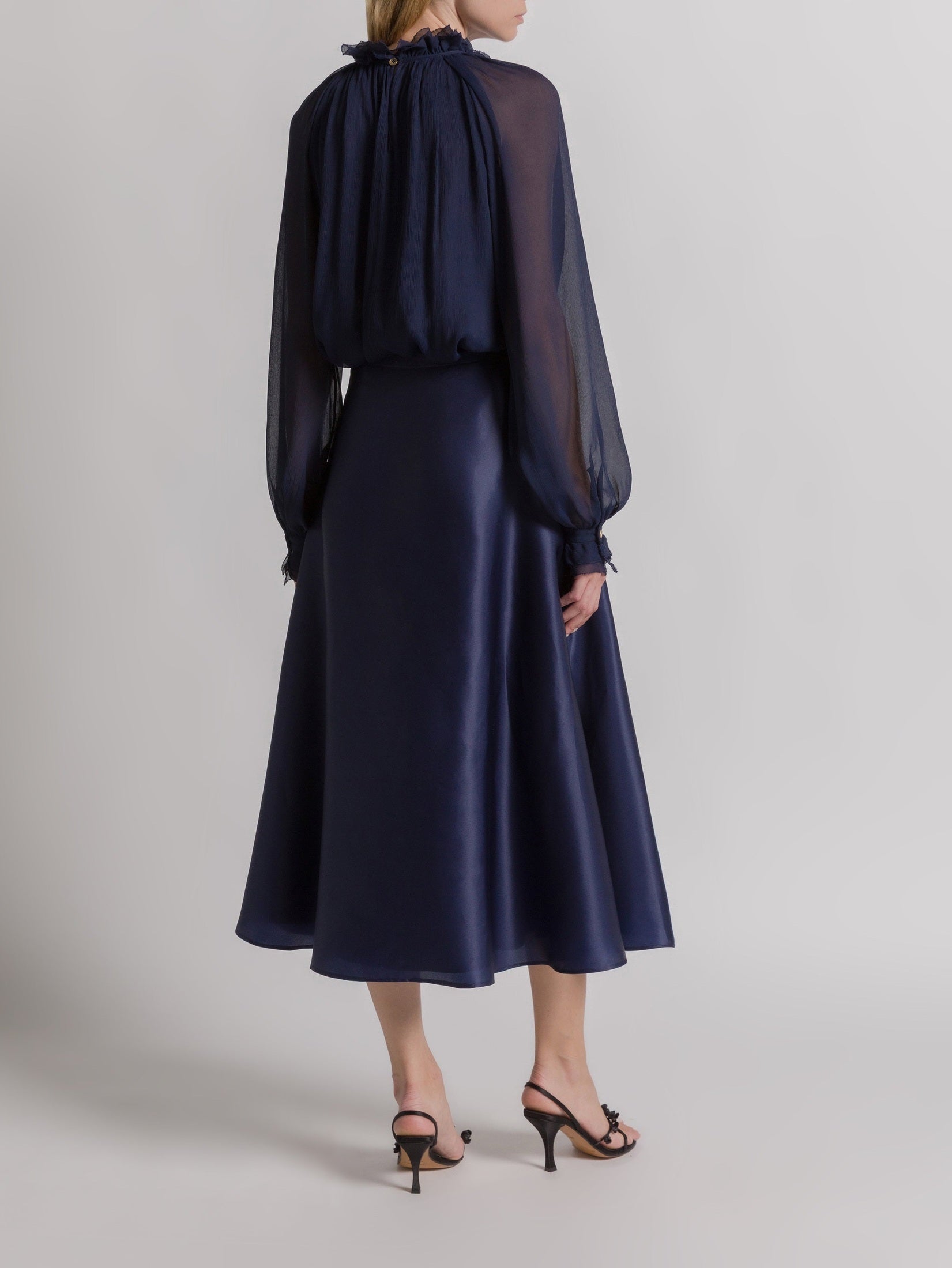 Silk creponne blouse