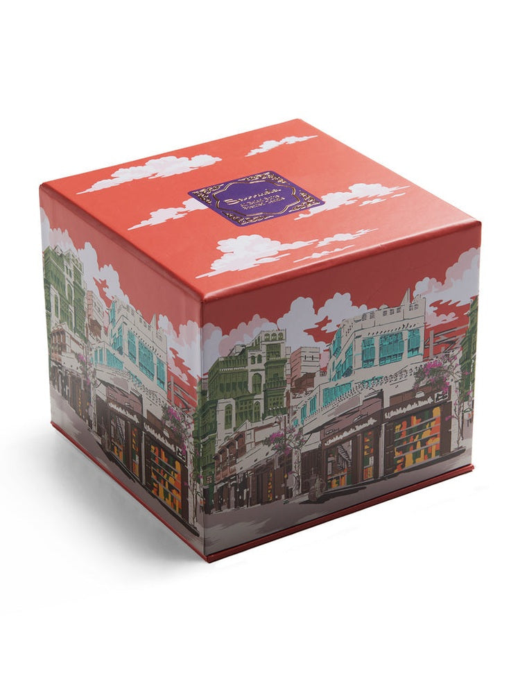 Candle in bown jar 400gr samuda al balad spice