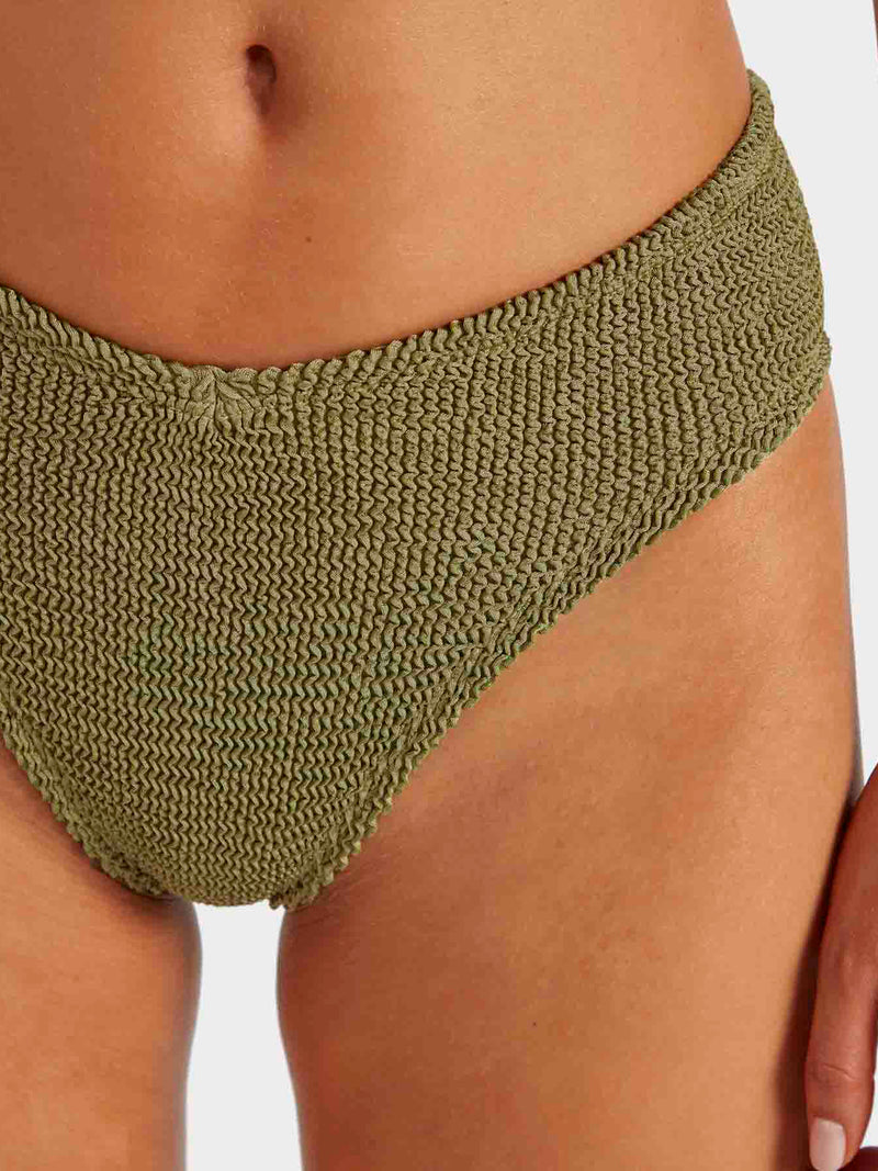 Angel bikini - metallic moss