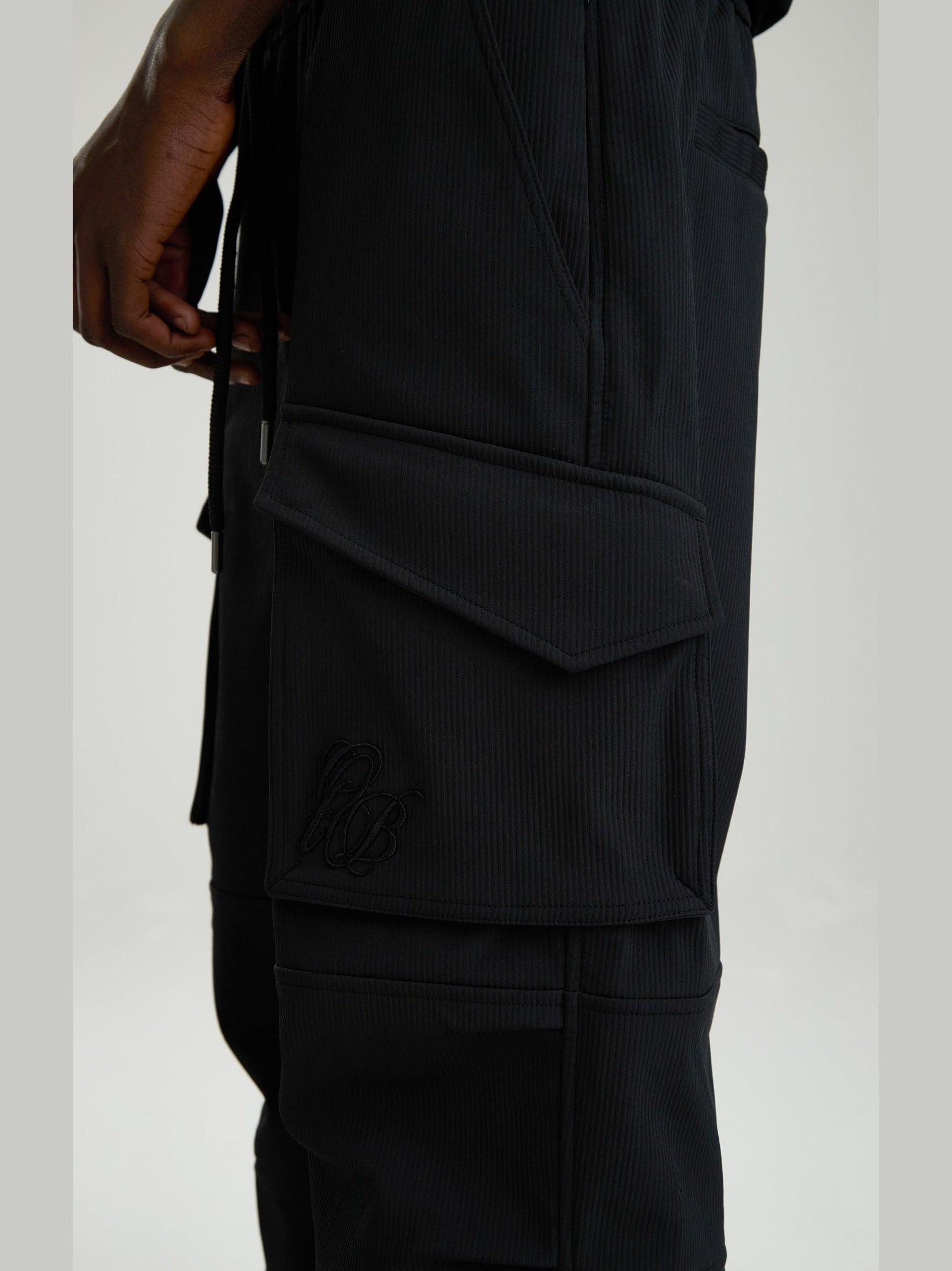 Graphite utility cargo pants