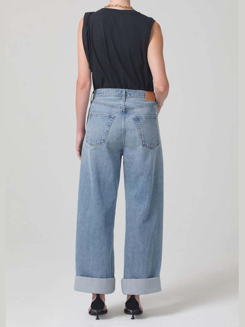 Ayla baggy cuffed crop