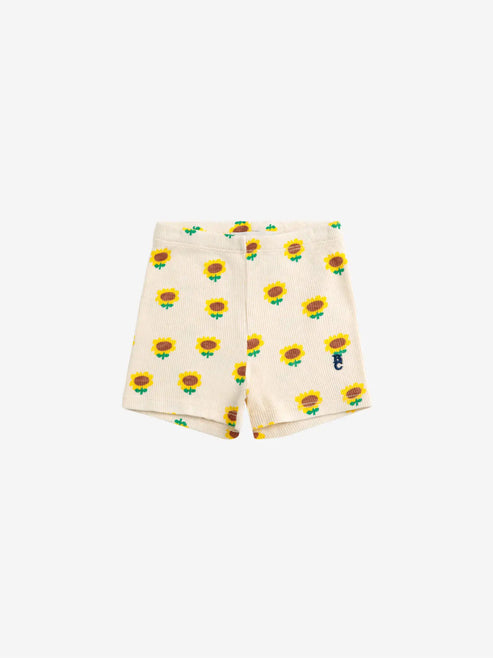 SUNFLOWER ALL OVER SHORT LEGGINGS