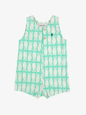 LUCKY FISH ALL OVER WOVEN PLAYSUIT