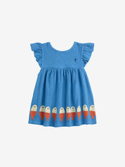 MORNING EGG RUFFLE DRESS