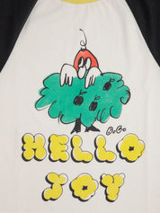 HELLO JOY RANGLAN SLEEVES T-SHIRT