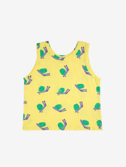 FUNNY SNAIL ALL OVER TANK TOP