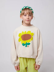 SUNFLOWER CROPPED SWEATSHIRT