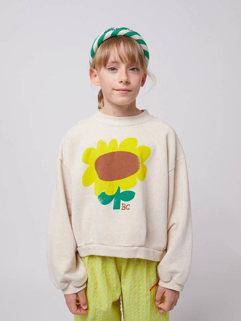 SUNFLOWER CROPPED SWEATSHIRT