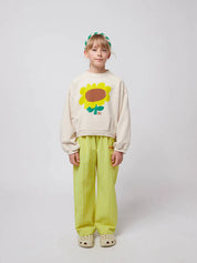 SUNFLOWER CROPPED SWEATSHIRT