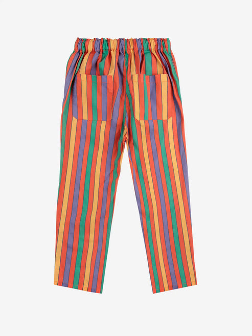 MULTICOLOR STRIPES WOVEN PANTS