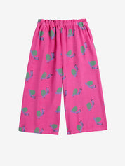 FUNNY SNAIL ALL OVER WOVEN CULOTTE PANTS