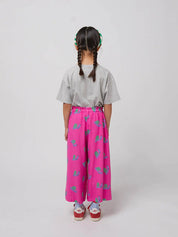 FUNNY SNAIL ALL OVER WOVEN CULOTTE PANTS