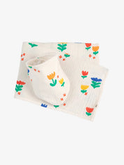 GARDEN PARTY ALL OVER MUSLIN & BIB SET