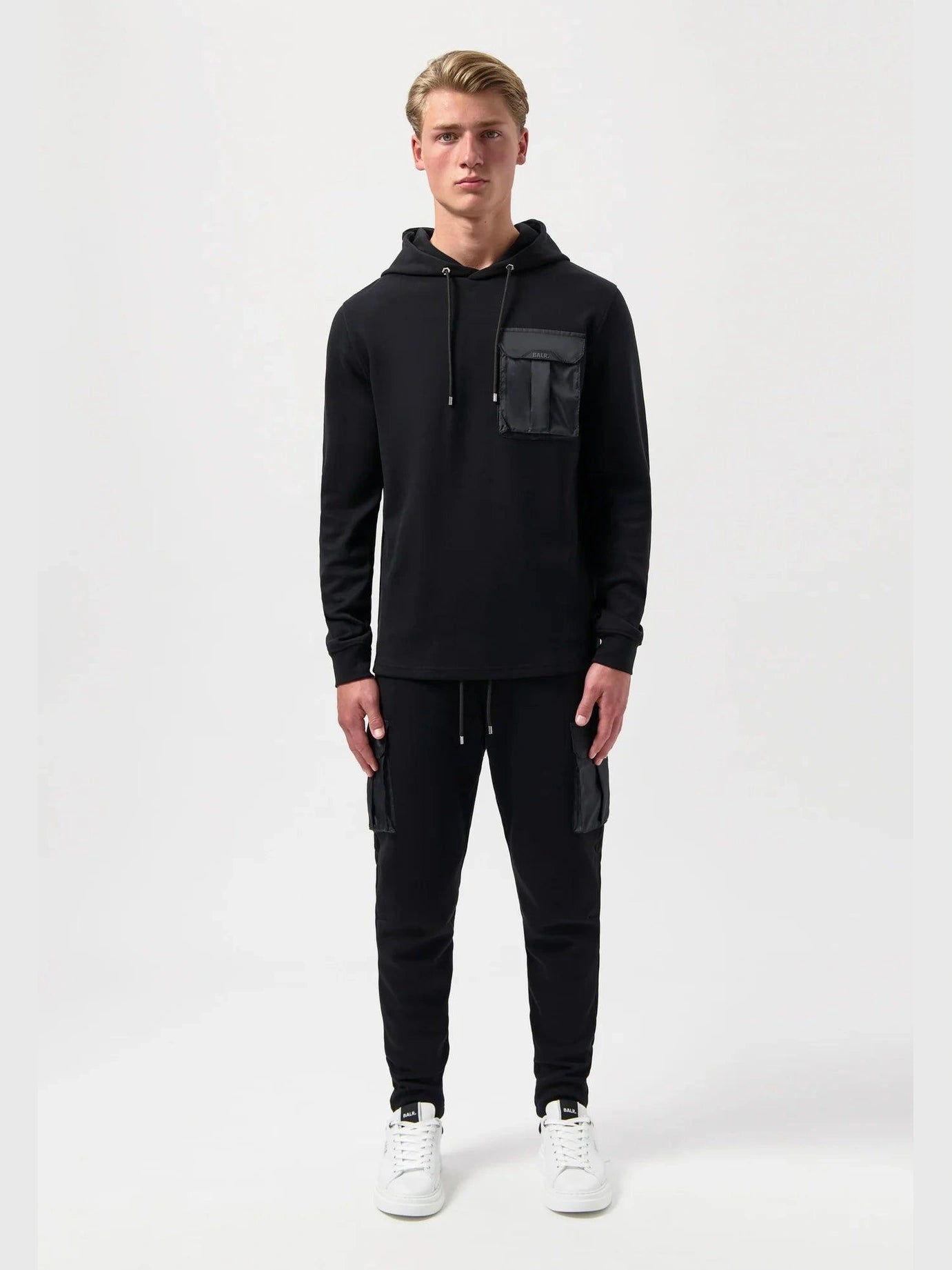 Q-cargo regular fit hoodie