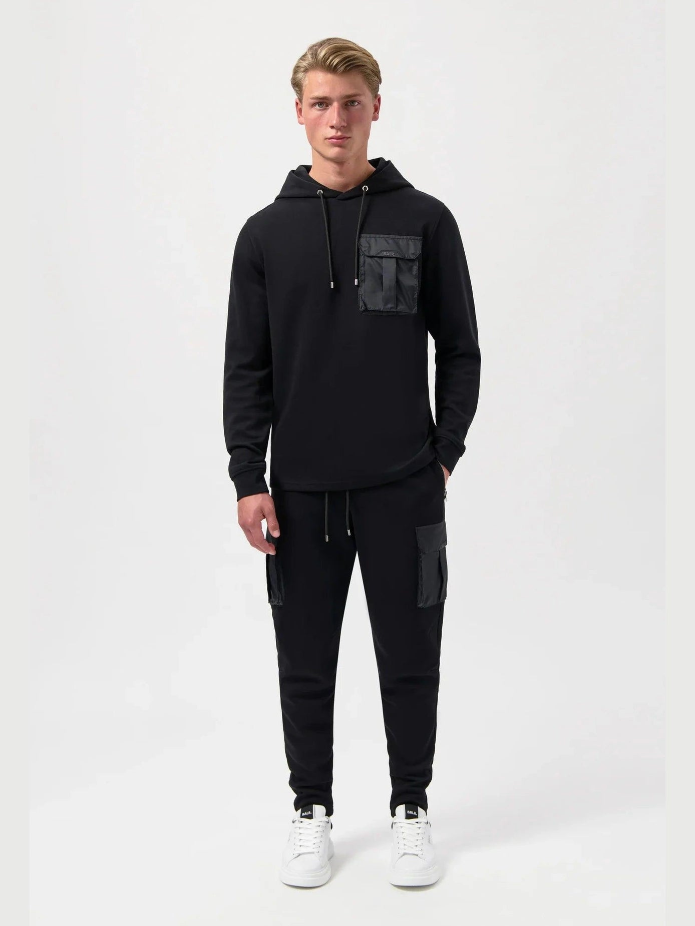 Q-cargo regular fit hoodie