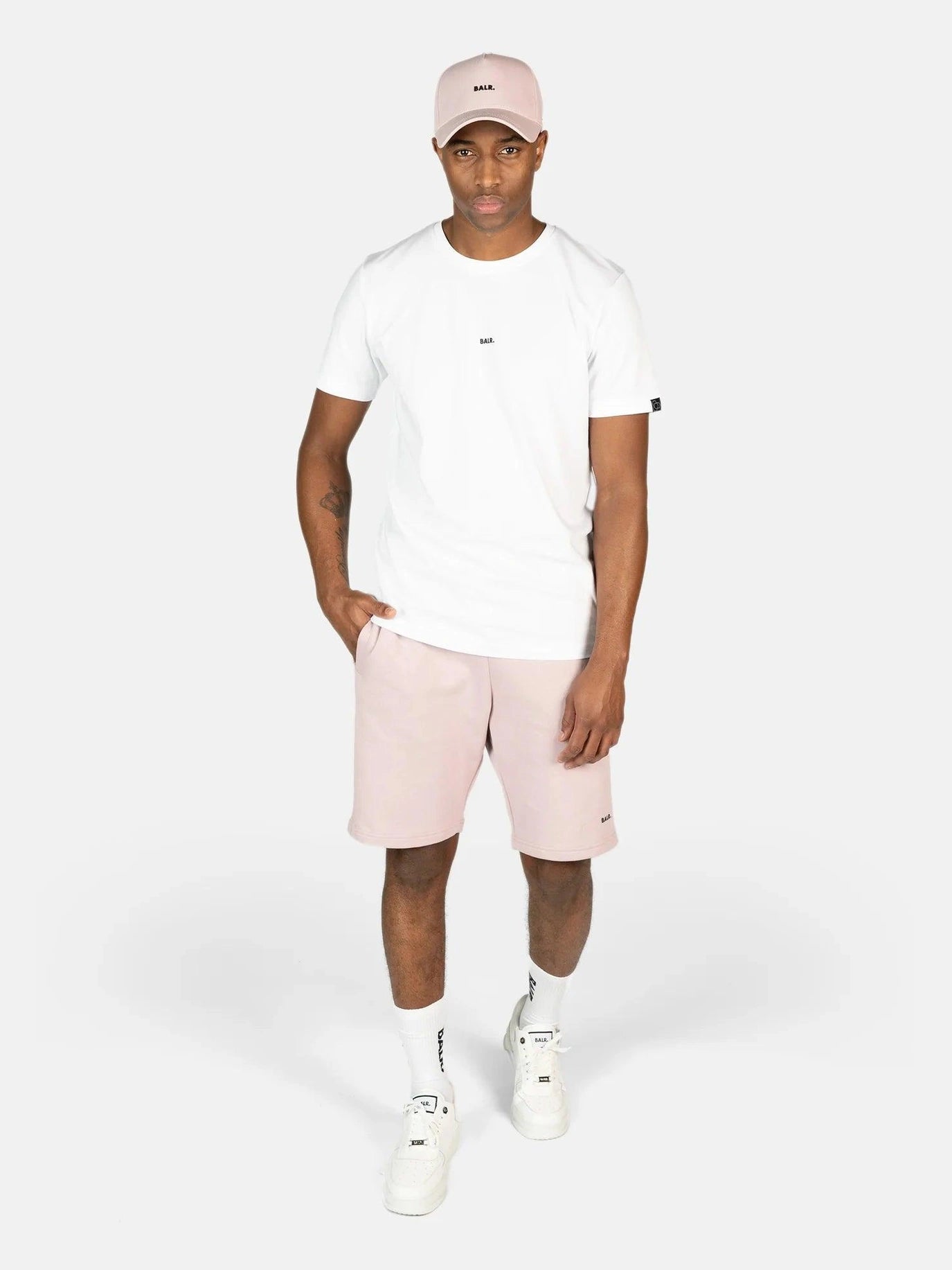 Brand regular fit shorts long line