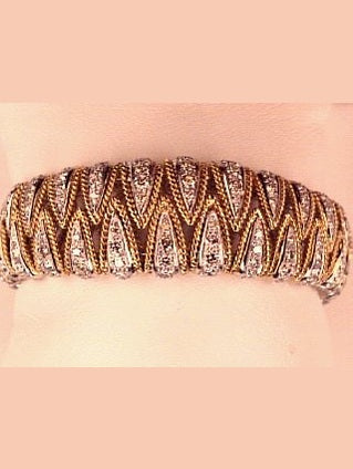 Rd dia 11.14/y-w18k bracelet