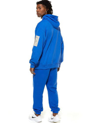 Blue Hoodie With Cenmar Patch