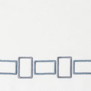 BOLD BICOLOR EMBROIDERY - TERRY TOWELS SET (2 PIECES) - TERRY TOWELS SET