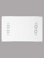 Bold bicolor embroidery - terry towels set (2 pieces) - terry towels set
