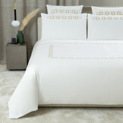 BOLD BICOLOR EMBROIDERY - DUVET SET 2/20X28 106X126 - DUVET SET 2/20X