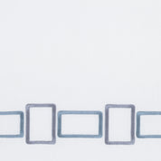 BOLD BICOLOR EMBROIDERY - BEDSET 2 PILLOW CASES 20X28 - BEDSET 2 PILLOW