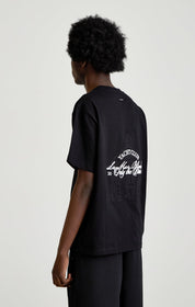 Black yacht club t-shirt