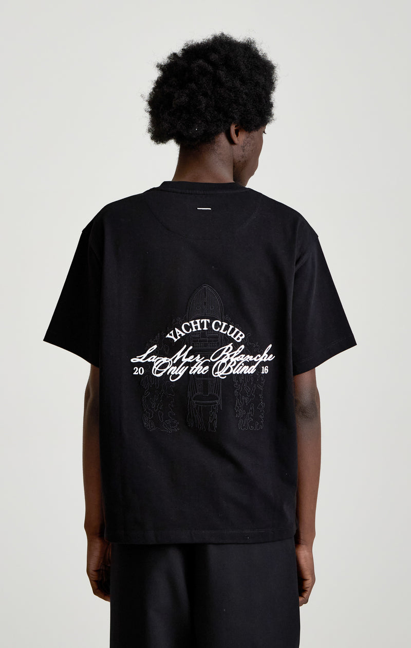Black yacht club t-shirt