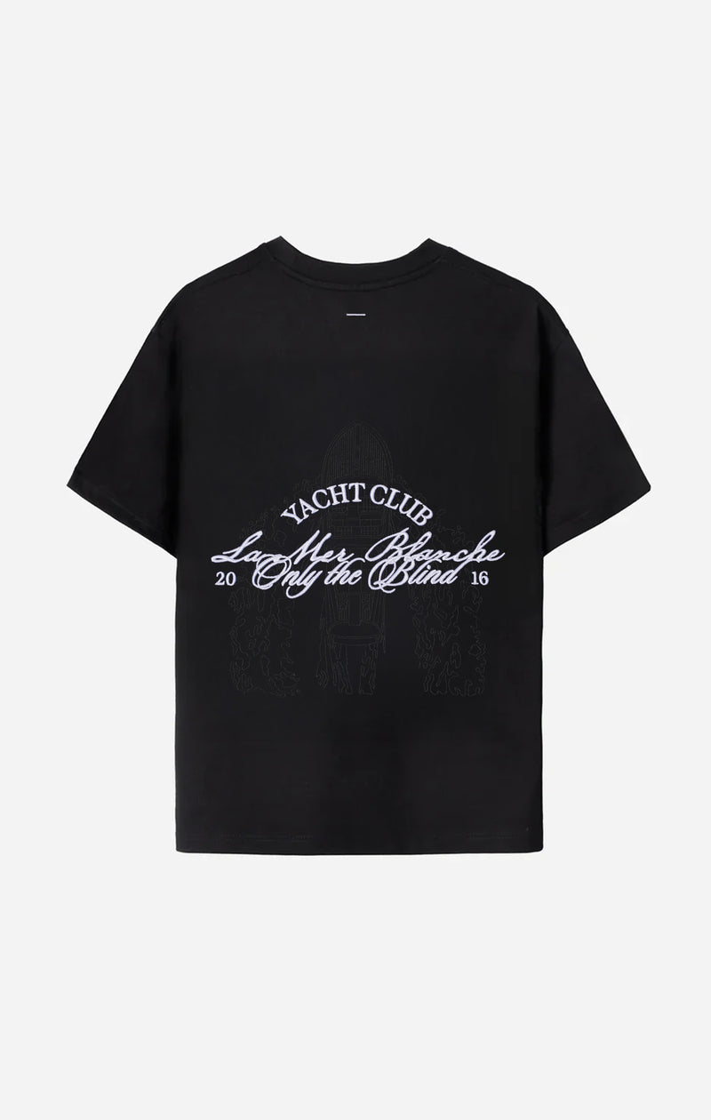 Black yacht club t-shirt