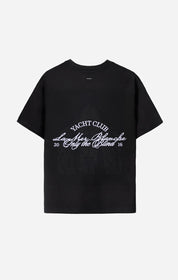 Black yacht club t-shirt
