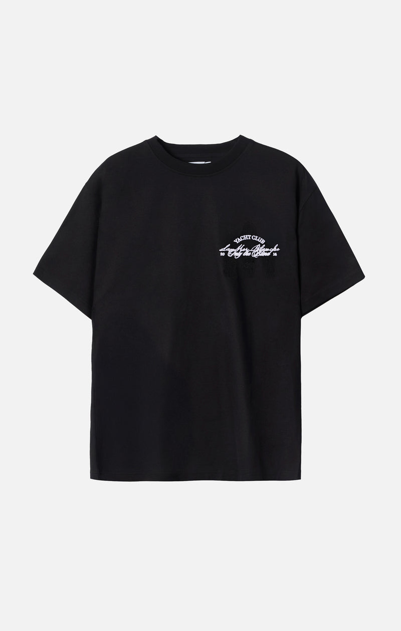 Black yacht club t-shirt
