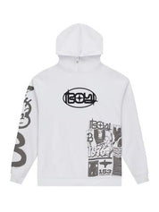 Kings road graffiti hoodie - white