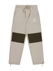 Future boy oversized nylon joggers - khaki/sand