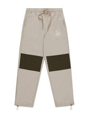 Future boy oversized nylon joggers - khaki/sand