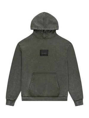 Spray paint eagle hoodie - khaki