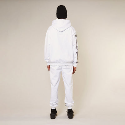 KINGS ROAD GRAFFITI HOODIE - WHITE