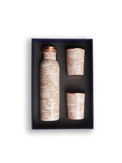 Tour of joy bottle and cups set 99.99% copper neutral