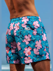 Boardies sully floral mid length swim shorts