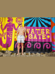 Boardies clara palm mid length swim shorts