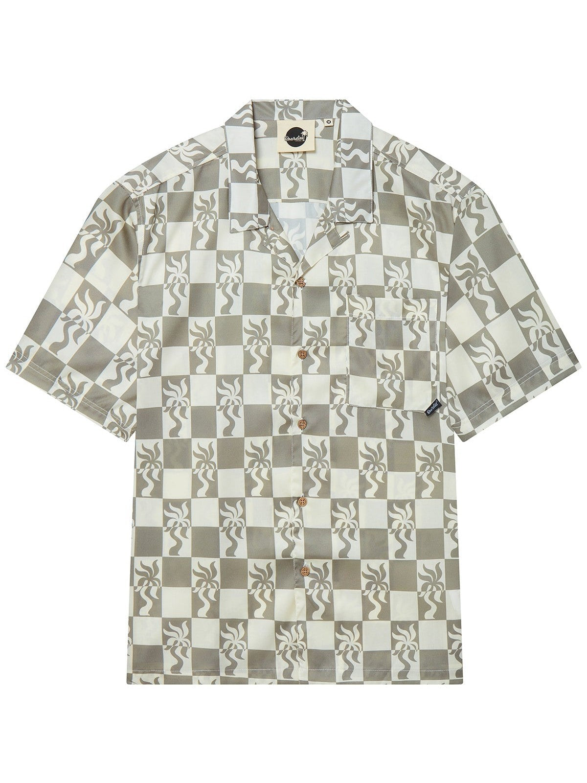 Boardies clara palm camp collar shirt