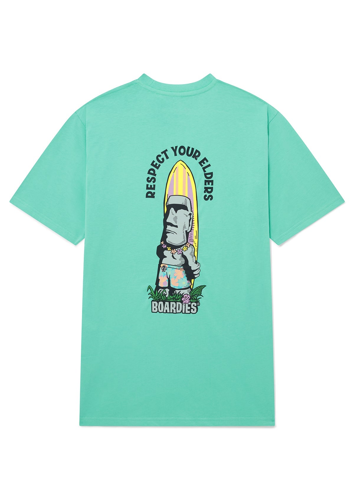 BOARDIES ISLAND ELDERS CREW NECK T SHIRT
