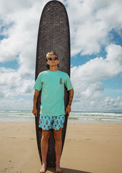 BOARDIES ISLAND ELDERS CREW NECK T SHIRT