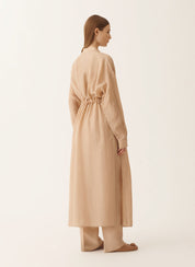 Fluid tunic in maple