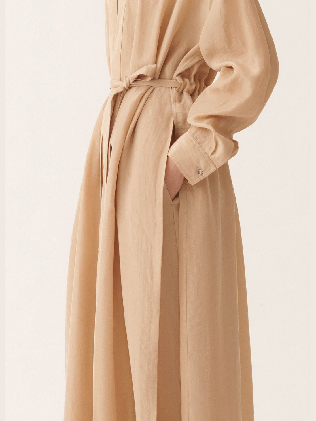 Fluid tunic in maple