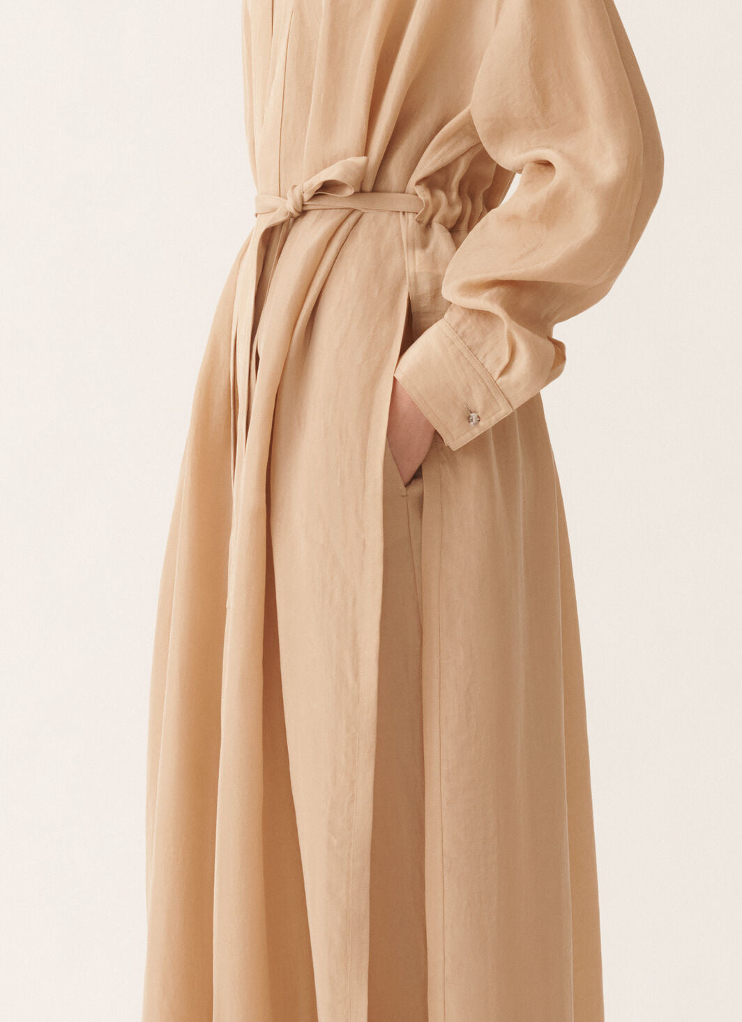 Fluid tunic in maple