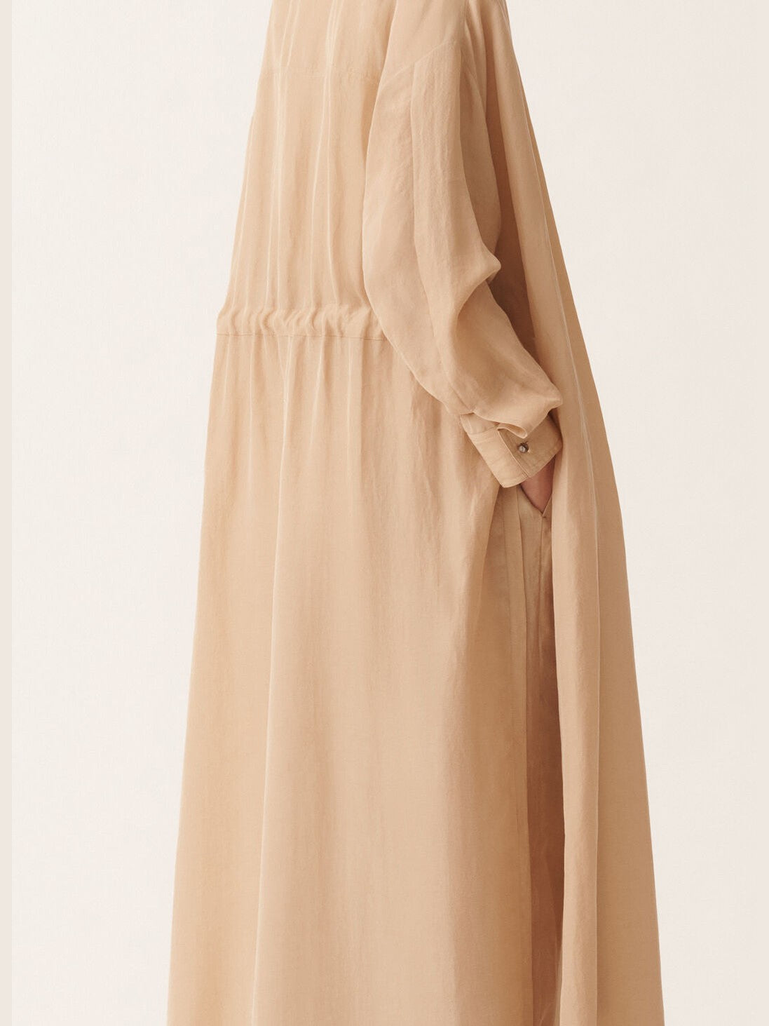 Fluid tunic in maple